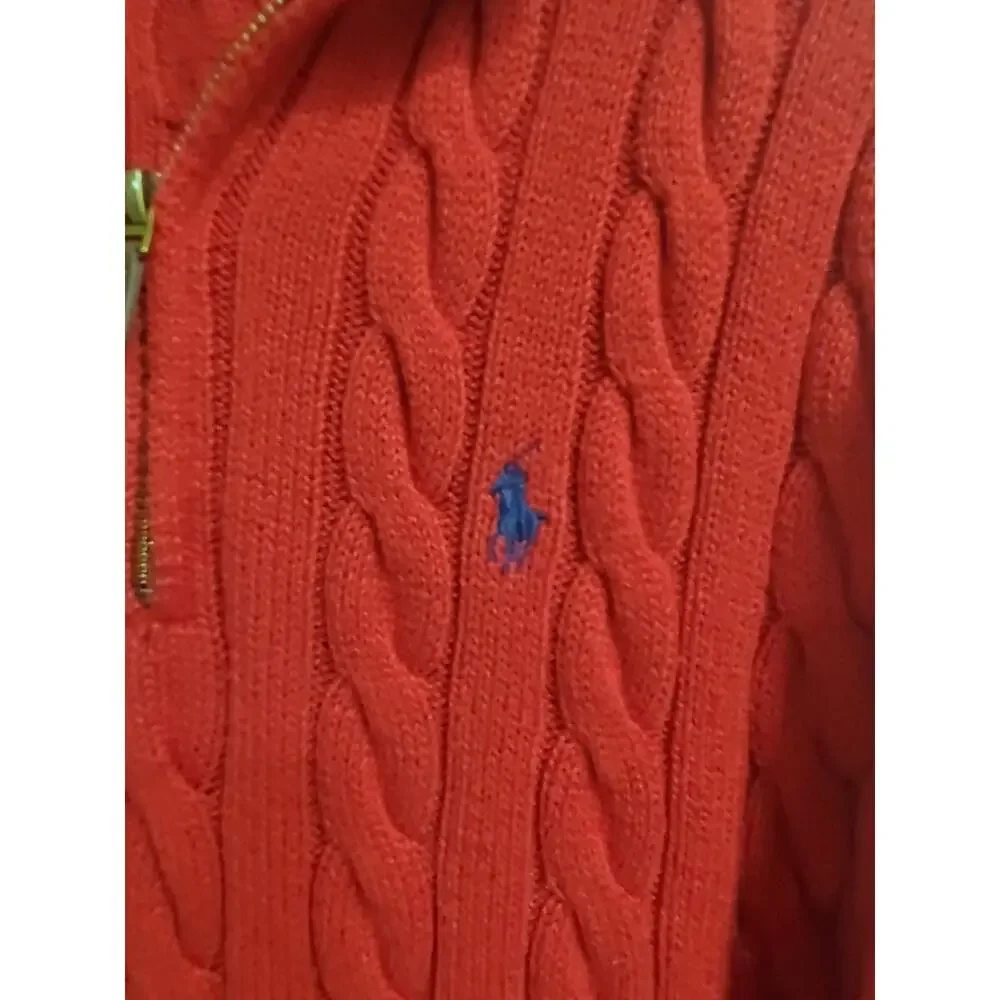Ralph Lauren POLO Cable-knit Sweater Size Large